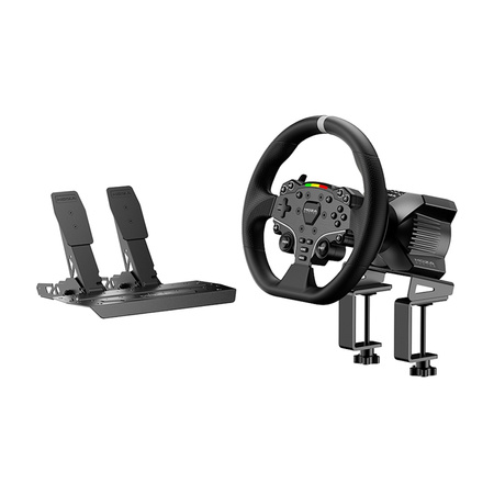 Gaming-Set – R3-Basis + ES-Lenkrad + SRP-Lite-Pedale + Klemmen Moza Racing R3 RS074 (PC)