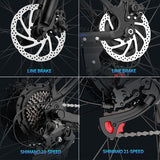 Ridstar S29 Pro Elektrofahrrad, 1000-W-Motor, 48 V 21 Ah