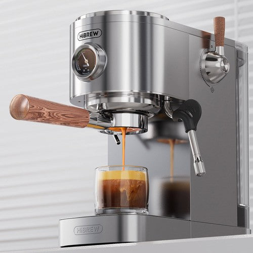 HiBREW H13 Halbautomatische Kaffeemaschine, Dual Boiler