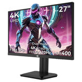 TITAN ARMY P2712V Gaming-Monitor, 27 Zoll Fast IPS, 3840×2160@160Hz &amp; 1920×1080@320Hz