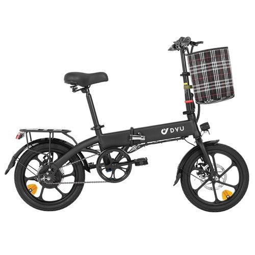 DYU A1F Pro Faltbares Elektrofahrrad, 250-W-Motor, 36 V 7,5 Ah
