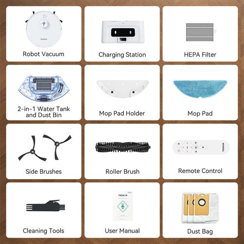 Tesvor S8 Max Roboterstaubsauger 3-in-1