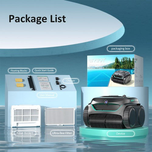 WYBOT C2 Vision Akku-Pool-Roboterstaubsauger