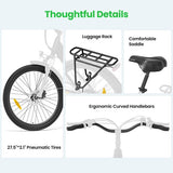 Touroll J1 Pro Elektrofahrrad, 250-W-Motor, 36 V 15,6 Ah