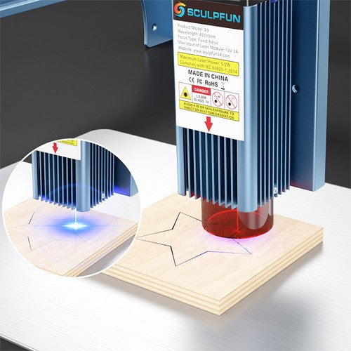SCULPFUN S9 5,5W Lasergravierer