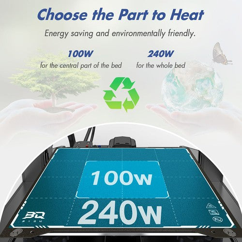 BIQU Hurakan 3D-Drucker, Klipper-Firmware, automatische Nivellierung, integrierte Mikrosonde