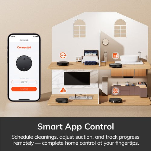 ILIFE V10 Roboterstaubsauger, 5000 Pa Saugleistung