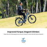 Tourol MA1 Elektrofahrrad, 250-W-Mittelmotor 36 V 13 Ah