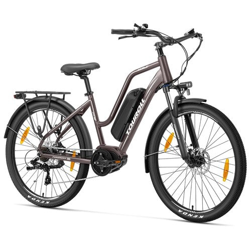 Touroll MA2 Elektrofahrrad, 250-W-Mittelmotor, 36 V 13 Ah