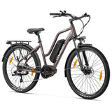 Touroll MA2 Elektrofahrrad, 250-W-Mittelmotor, 36 V 13 Ah