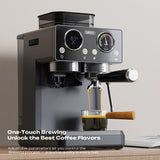 HiBREW H20 All-in-One Kaffeemaschine mit eingebautem Mahlwerk und dualer Heiß- und Kaltbrühung