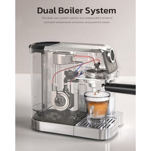 HiBREW H13A 3-in-1-Halbautomatische Kaffeemaschine, 6 Kaffeemodi