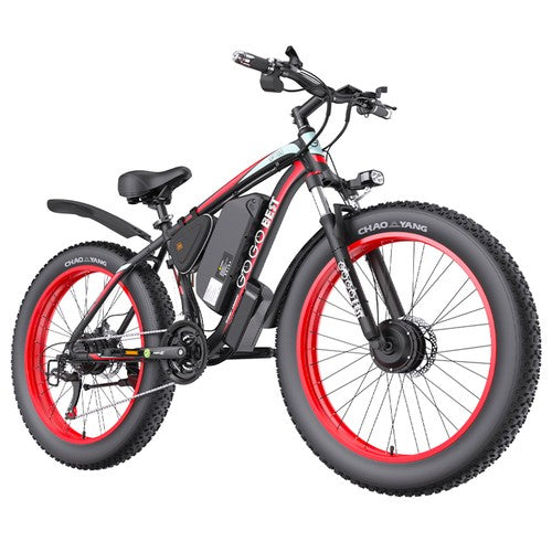 GOGOBEST GF700 Elektrofahrrad, 2 * 500 W Doppelmotor, 48 V 18,2 Ah