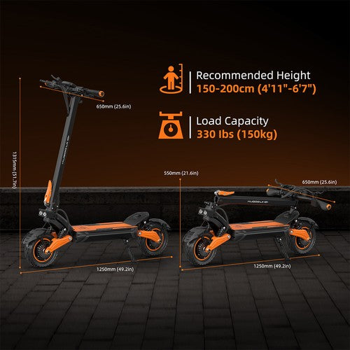 Kugoo LX10+ E-Scooter, 2*1400W Motor, 60V 20,8Ah