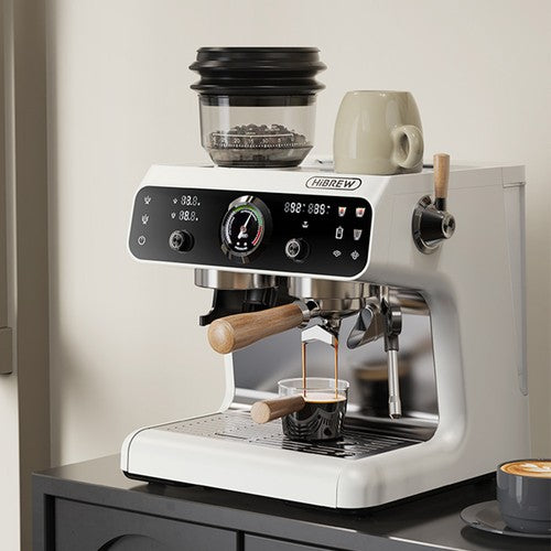 HiBREW H7B Espressomaschine, Dual-Heizsystem, 58-mm-Siebträger
