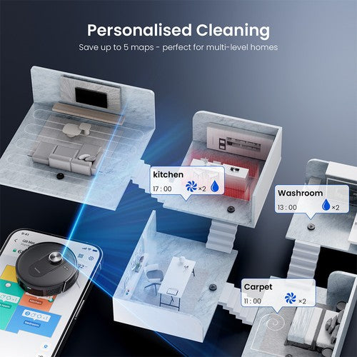 Proscenic Q8 Max+ Saug- und Wischroboter 8000 Pa