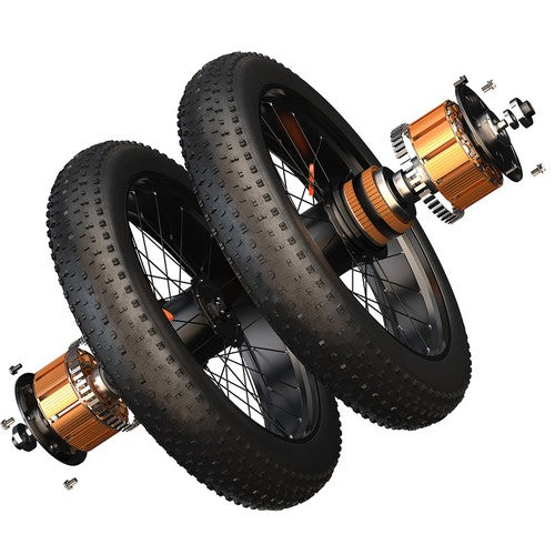 FENGQS H6PRO Elektrofahrrad, 1000W*2 Motor, 52V 17,5Ah