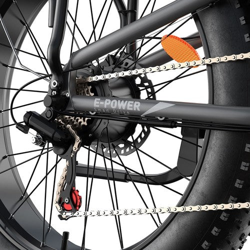 FENGQS H6PRO Elektrofahrrad, 1000W*2 Motor, 52V 17,5Ah