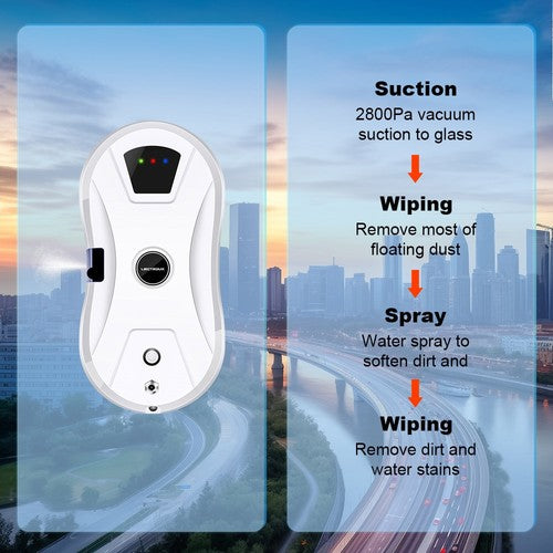 Liectroux YW610 Roboter-Fensterstaubsauger