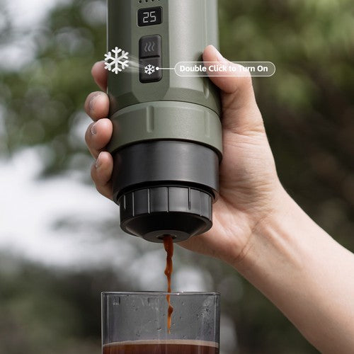 HIBREW H4C Tragbare Espressomaschine, Handkaffeemaschine für Camping