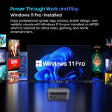 Blackview MP100 Mini-PC, AMD Ryzen 7 5700U 8 Kerne, max. 4,3 GHz, 16 GB RAM, 512 GB SSD