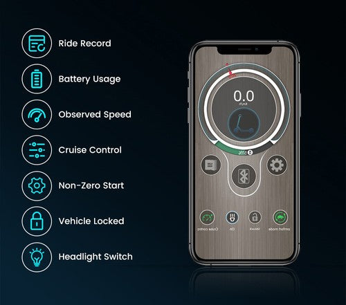 iScooter iX3 Faltbarer E-Scooter Luftreifen 800W