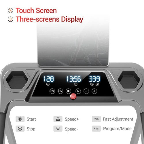 ROBORE SF10 Laufband mit 12 % Steigung, elektrisches Laufband 12 km/h