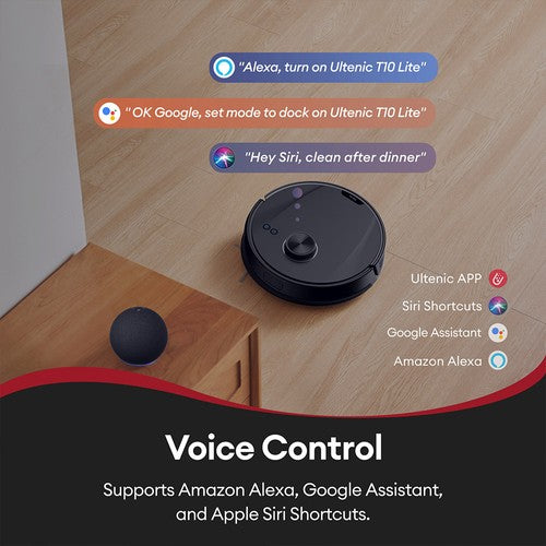Ultenic T10 Lite Roboterstaubsauger mit LiDAR-Navigation, 4500 Pa