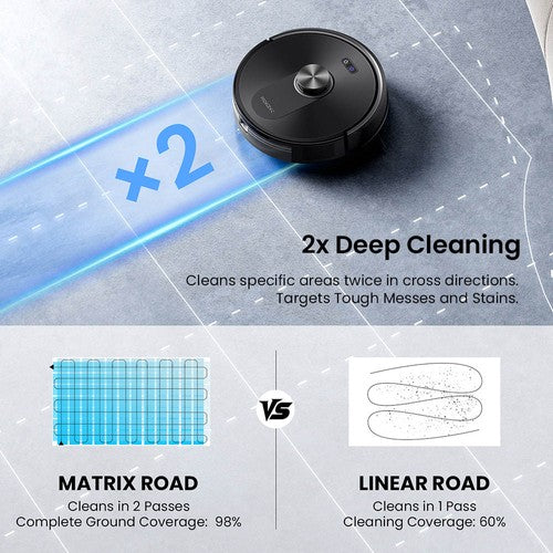 Proscenic Q10 Saugroboter mit Wischfunktion, 8000 Pa