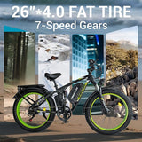 Orlms V3 Elektrofahrrad, 1000W*2 Motor, 52V 25Ah