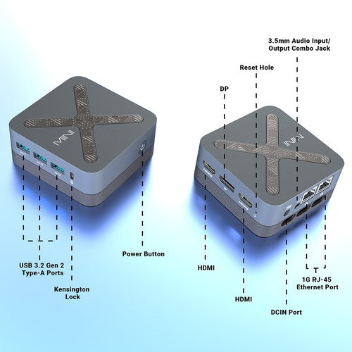 MINIX NEO Z97 Mini-PC, Intel N97 4 Kerne, max. 3,6 GHz, 12 GB LPDDR5X RAM, 512 GB SSD