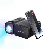 BlitzWolf BW-V3 Mini-LED-Beamer/Projektor, WLAN + Bluetooth