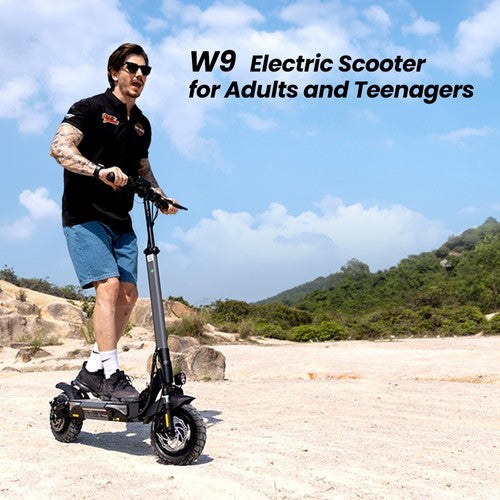 iScooter W9 E-Scooter, 1000-W-Motor, 48 V 14 Ah