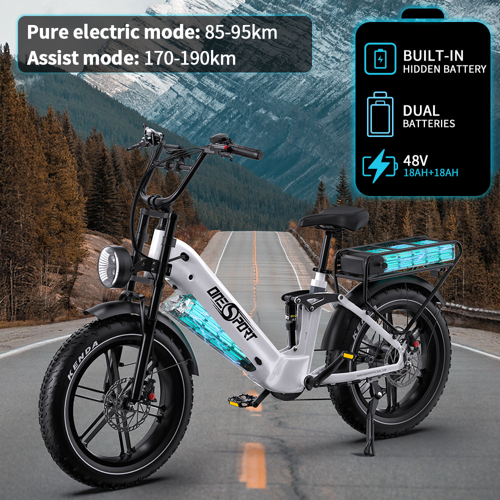 Oneport OT08 Pro E-Bike mit Vollfederung