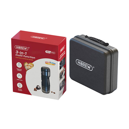 Tragbare 3-in-1-Kaffeemaschine mit Koffer 80W HiBREW H4A