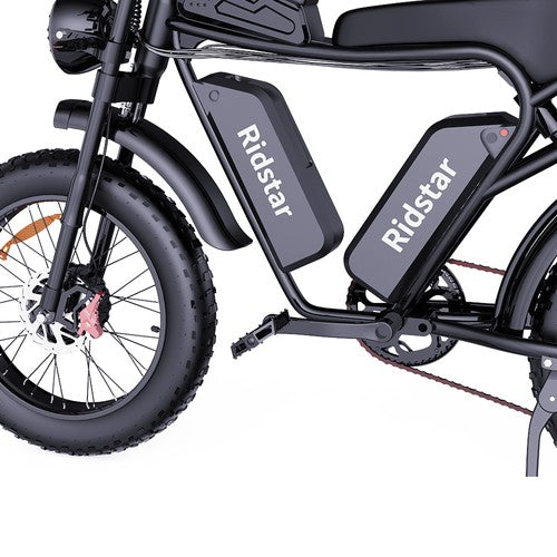 Ridstar Q20 Pro Offroad-Elektrofahrrad, 1000W*2 Motor, 52V 20AH Dual-Akku