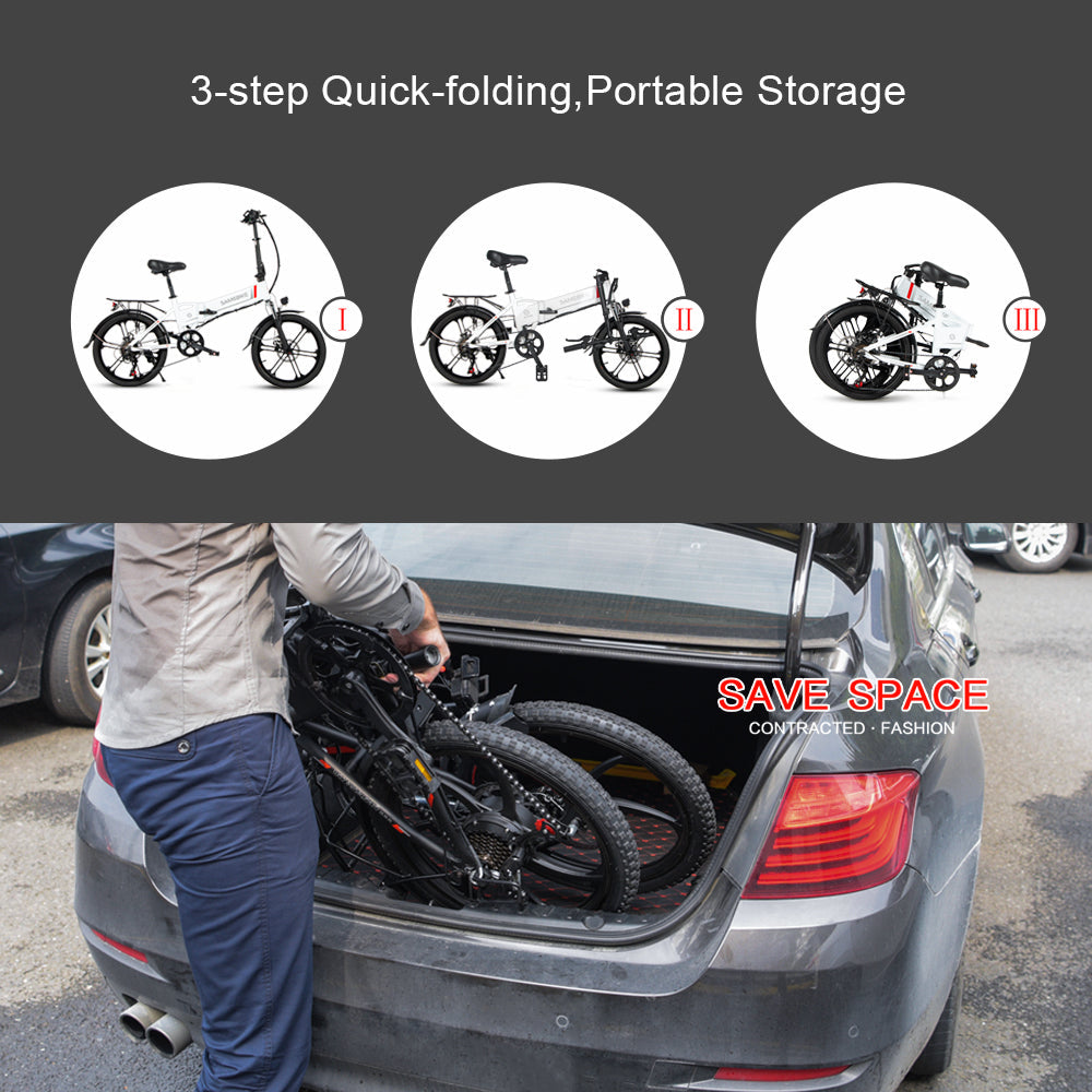 SAMEBIKE 20LVXD30-II faltbares Elektrofahrrad