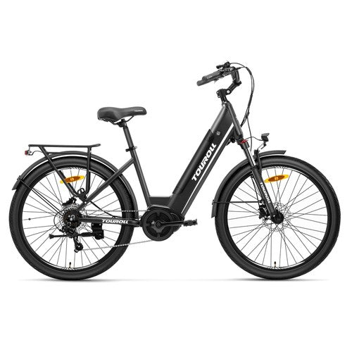 Tourol MA1 Elektrofahrrad, 250-W-Mittelmotor 36 V 13 Ah