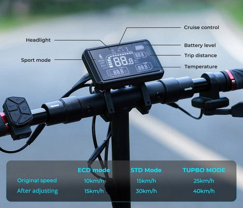 iScooter iX3 Faltbarer E-Scooter Luftreifen 800W