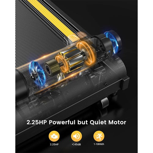 UREVO URTM006 Klappbares Mini-Laufband, Höchstgeschwindigkeit 1-10 km/h