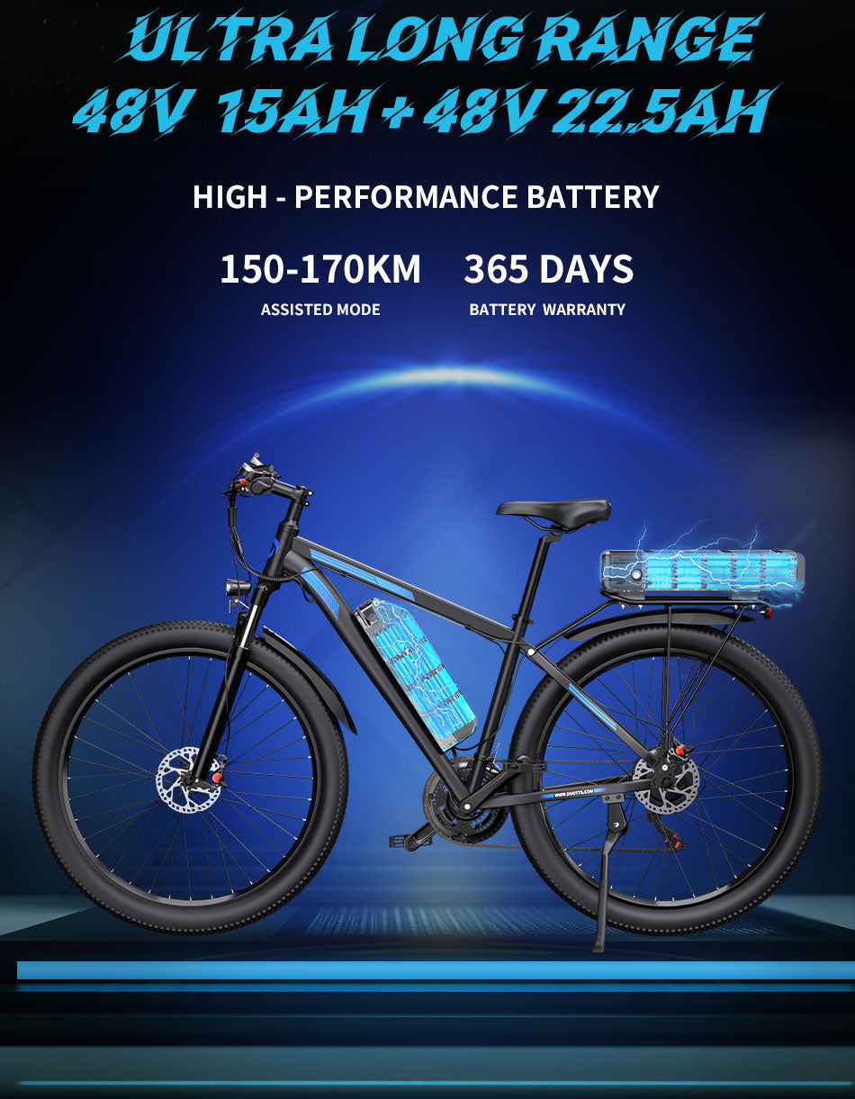 DUOTTS C29-K Elektrofahrrad 37,5 Ah