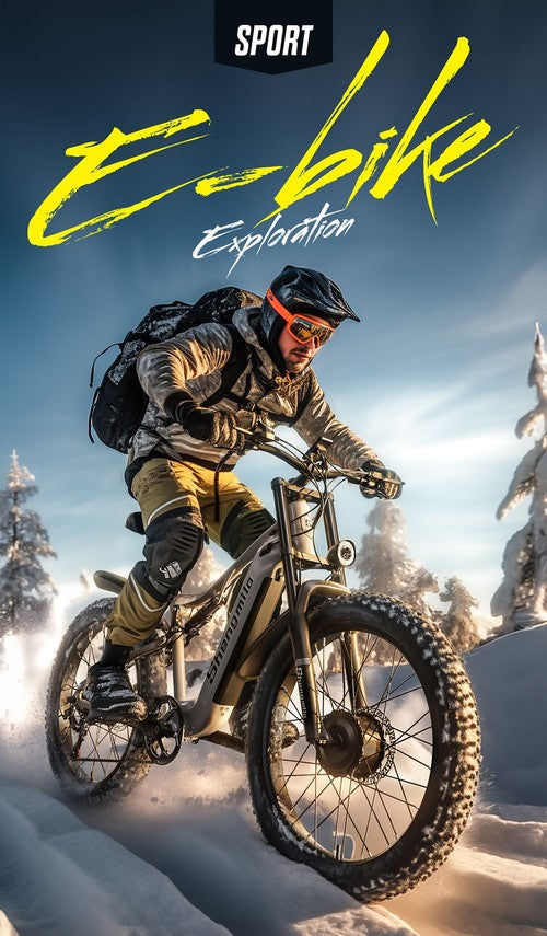 Shengmilo S600 Elektrofahrrad 1000W*2 Motor 48V 17.5AH