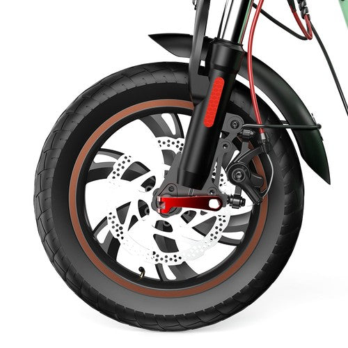 iScooter i12 E-Scooter mit Sitz und hinterem Korb, 500 W