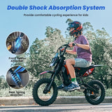 A14 Kinder Elektro-Motorrad-Fahrrad 500W