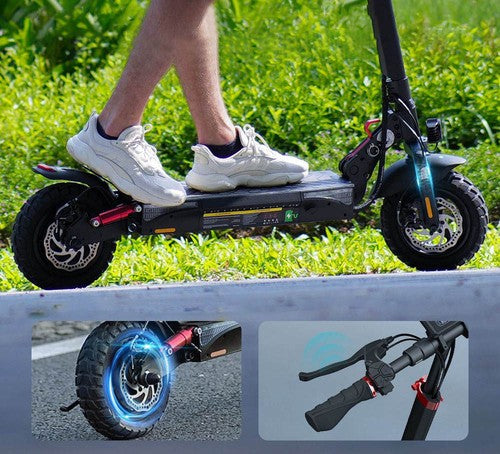 iScooter iX3 Faltbarer E-Scooter Luftreifen 800W