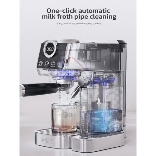 HiBREW H13A 3-in-1-Halbautomatische Kaffeemaschine, 6 Kaffeemodi