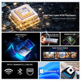 CHUWI LarkBox X Mini-PC, Intel N150 4 Kerne (max. 3,6 GHz), 16 GB RAM, 512 GB SSD