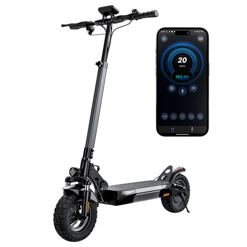iScooter W9 E-Scooter, 1000-W-Motor, 48 V 14 Ah