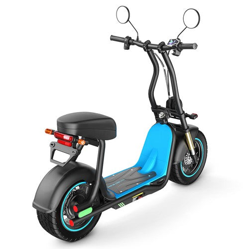 Honeywhale M5 Max E-Scooter mit Sitz, 14″ Gummi-Luftreifen, 1000 W