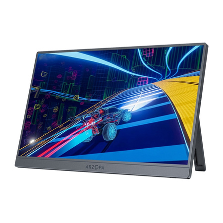 Tragbarer 16,1-Zoll-Monitor Arzopa Z1FC, silbergrau